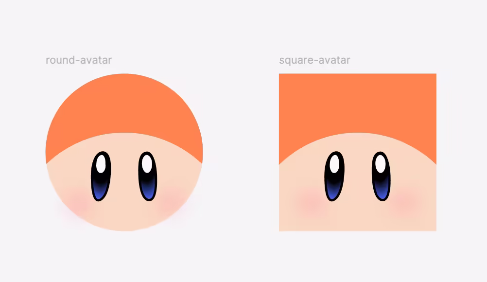 Figma中绘制的头像